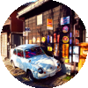 photo_d'une_vieille_voiture_à_Kurashiki